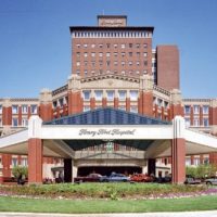 Exterior of Henry Ford Hospital